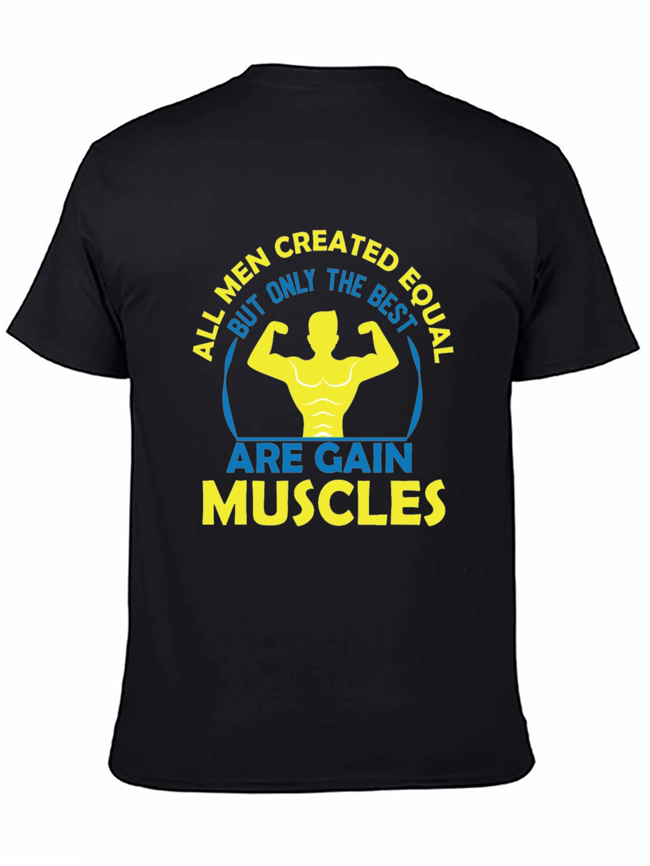 Muscle Gain Graphic Tee - Mens Fitness Shirt