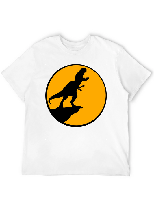 T-Rex Silhouette Graphic Tee - Black