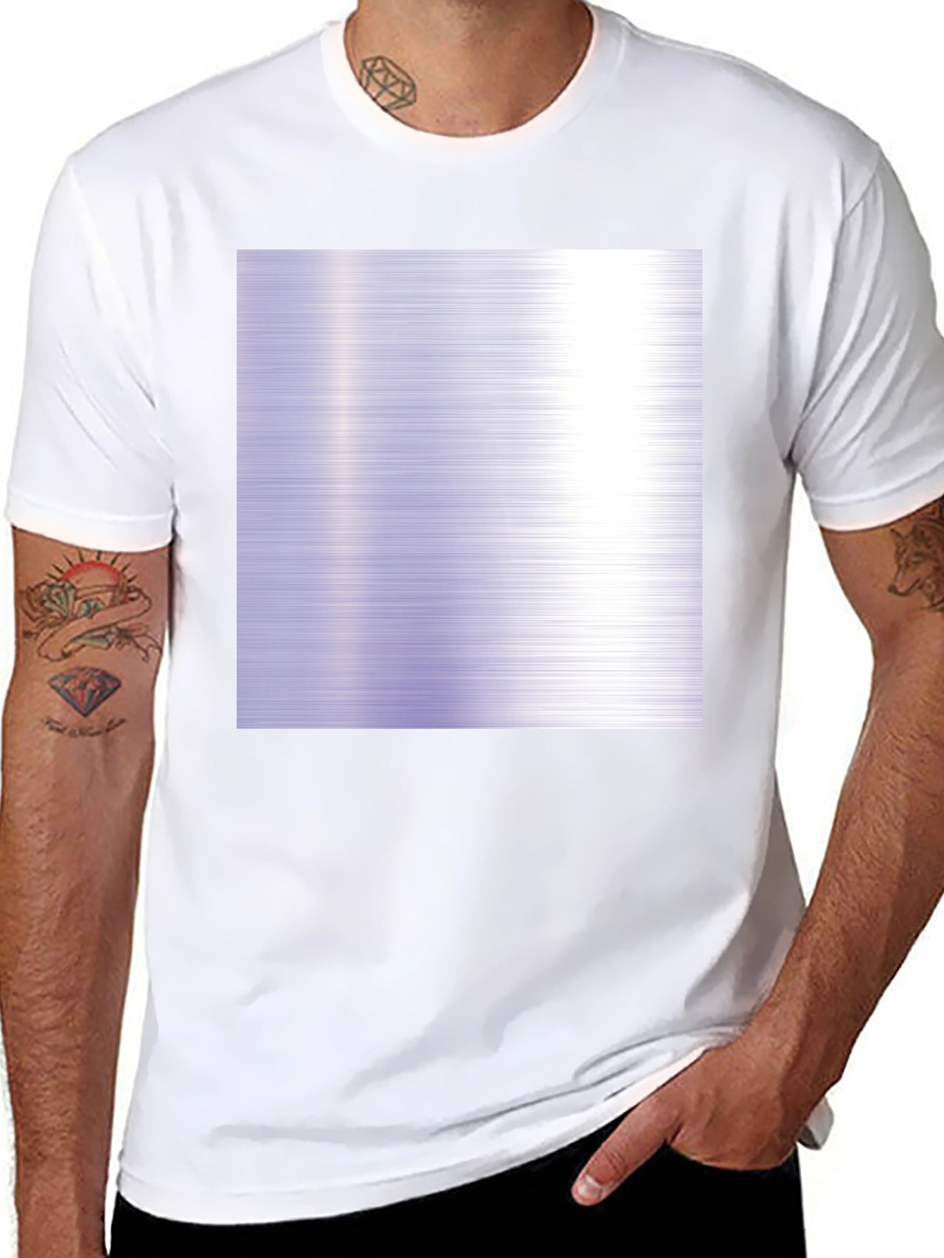 Modern Metallic Style T-Shirt