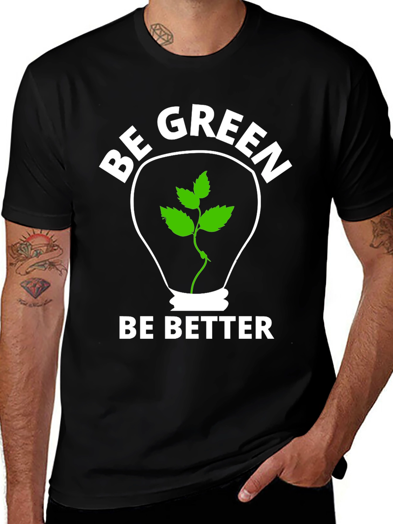 Go Green T-Shirt - Eco Friendly Design