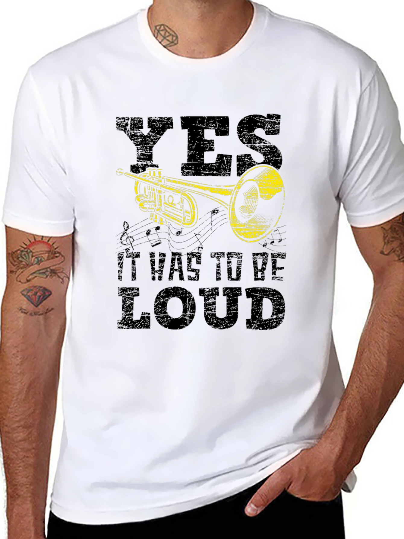 Yes It Was To Be Loud - Trumpet T-Shirt
