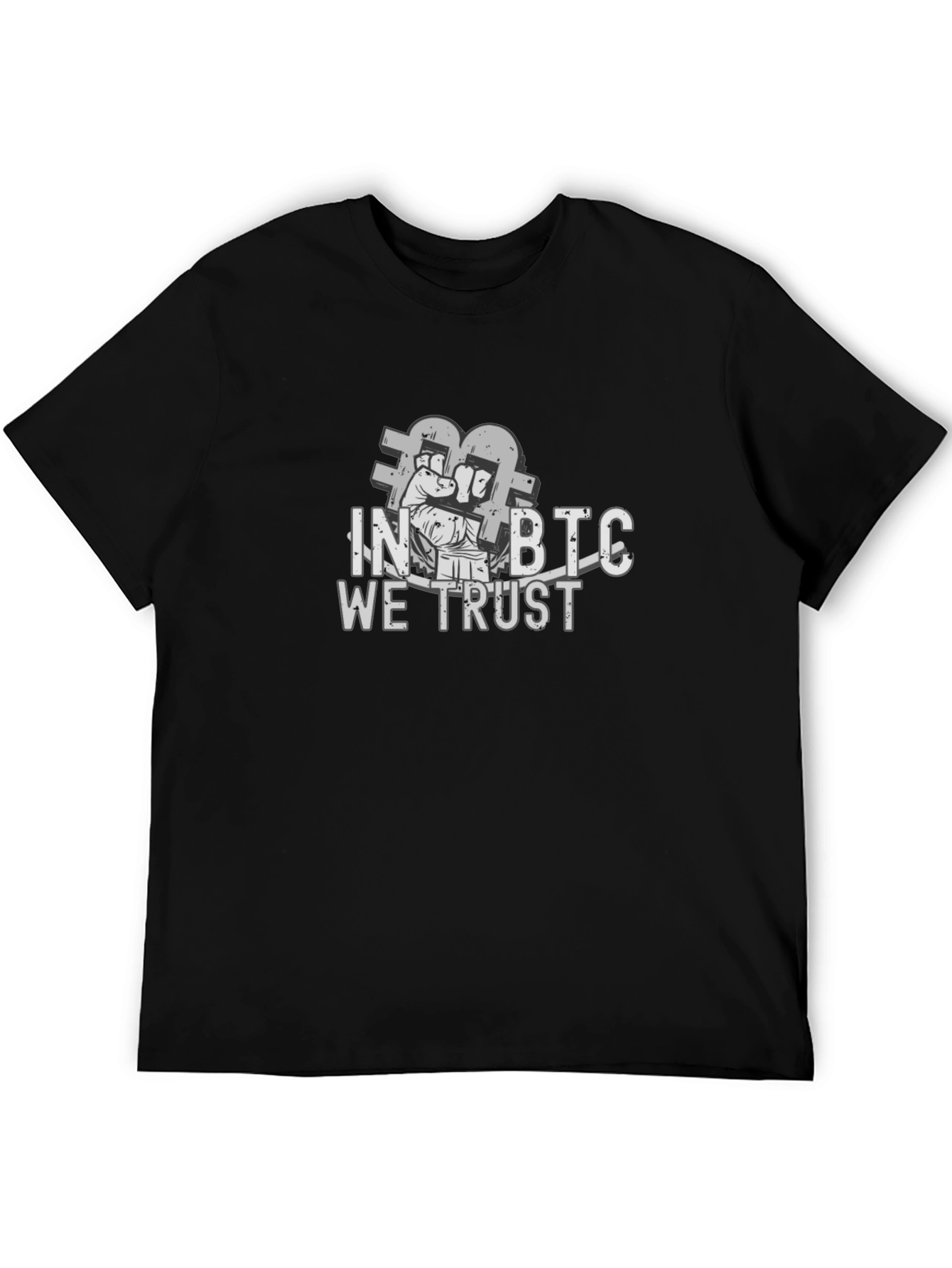 In BTC We Trust Black T-Shirt