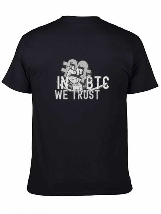 In BTC We Trust Black T-Shirt