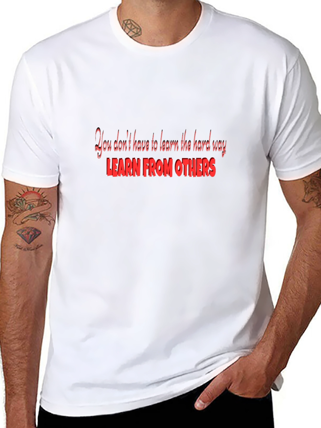 Learn From Others Black T-Shirt
