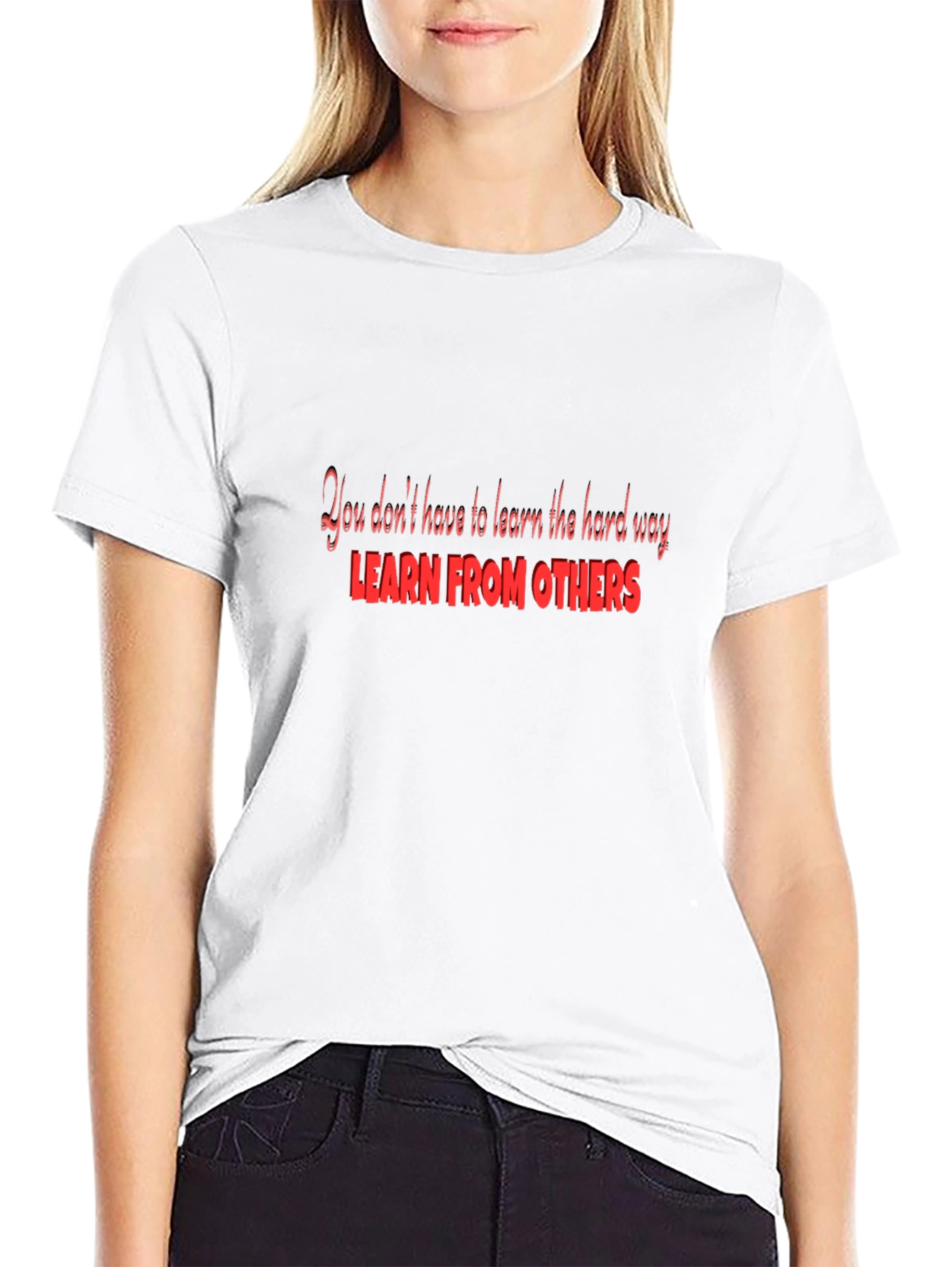 Learn From Others Black T-Shirt