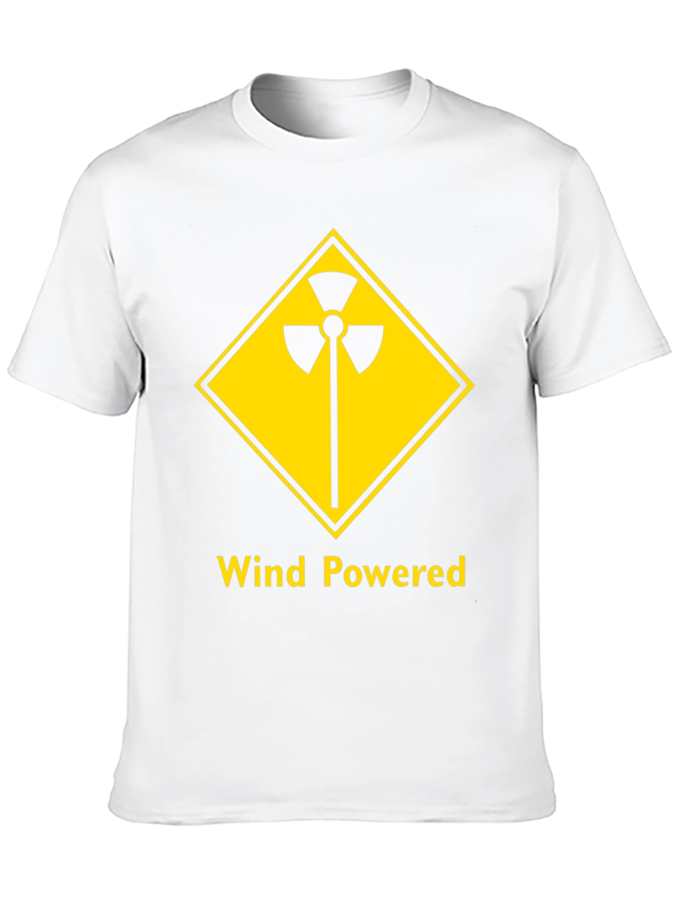 Wind Powered Black T-Shirt