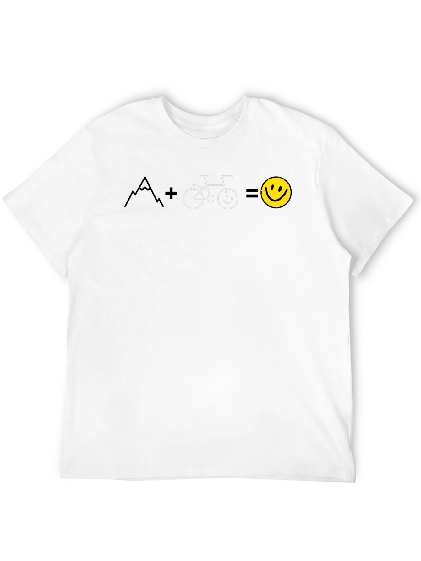 Mountain Bike + Happy Face T-Shirt