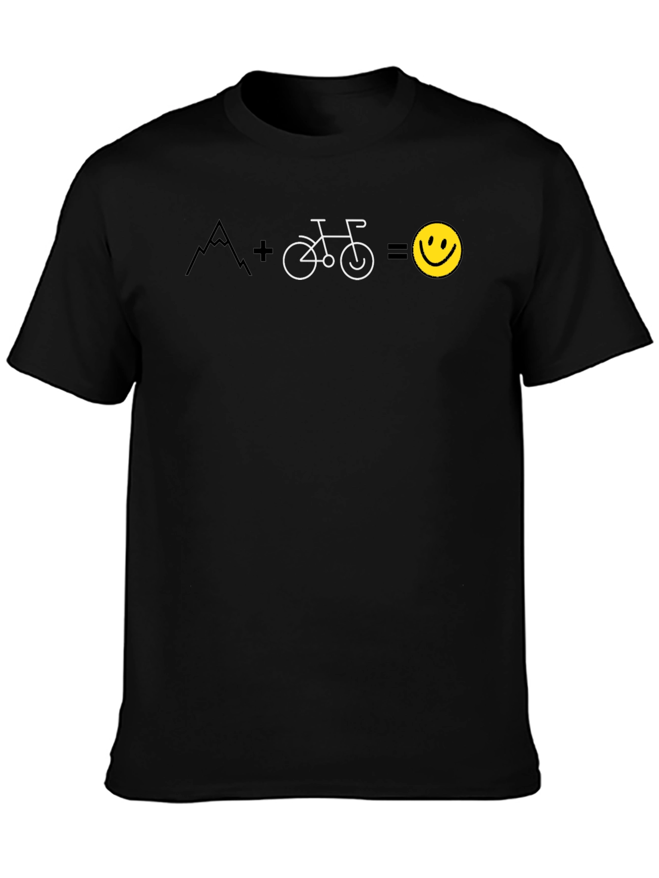 Mountain Bike + Happy Face T-Shirt