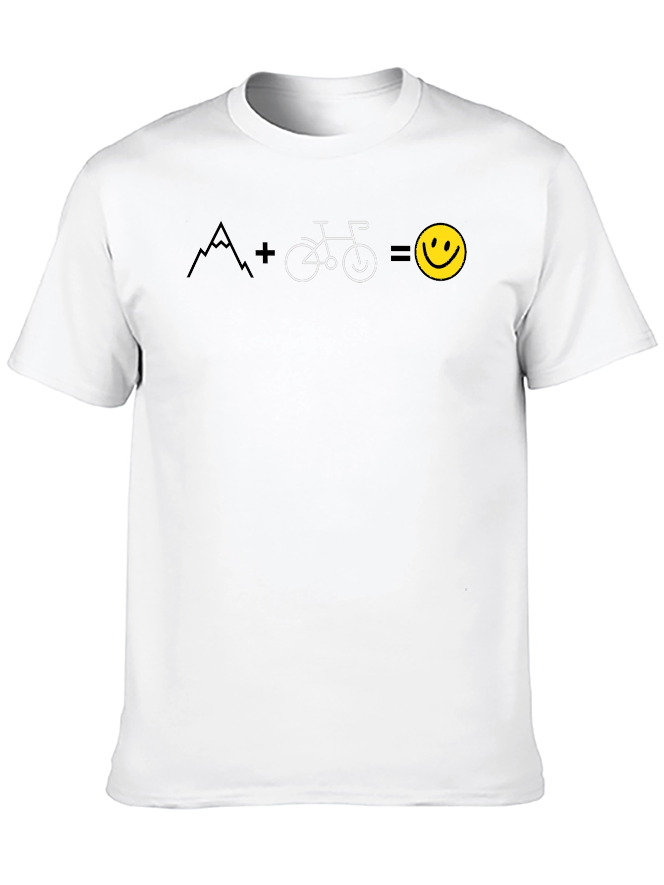 Mountain Bike + Happy Face T-Shirt