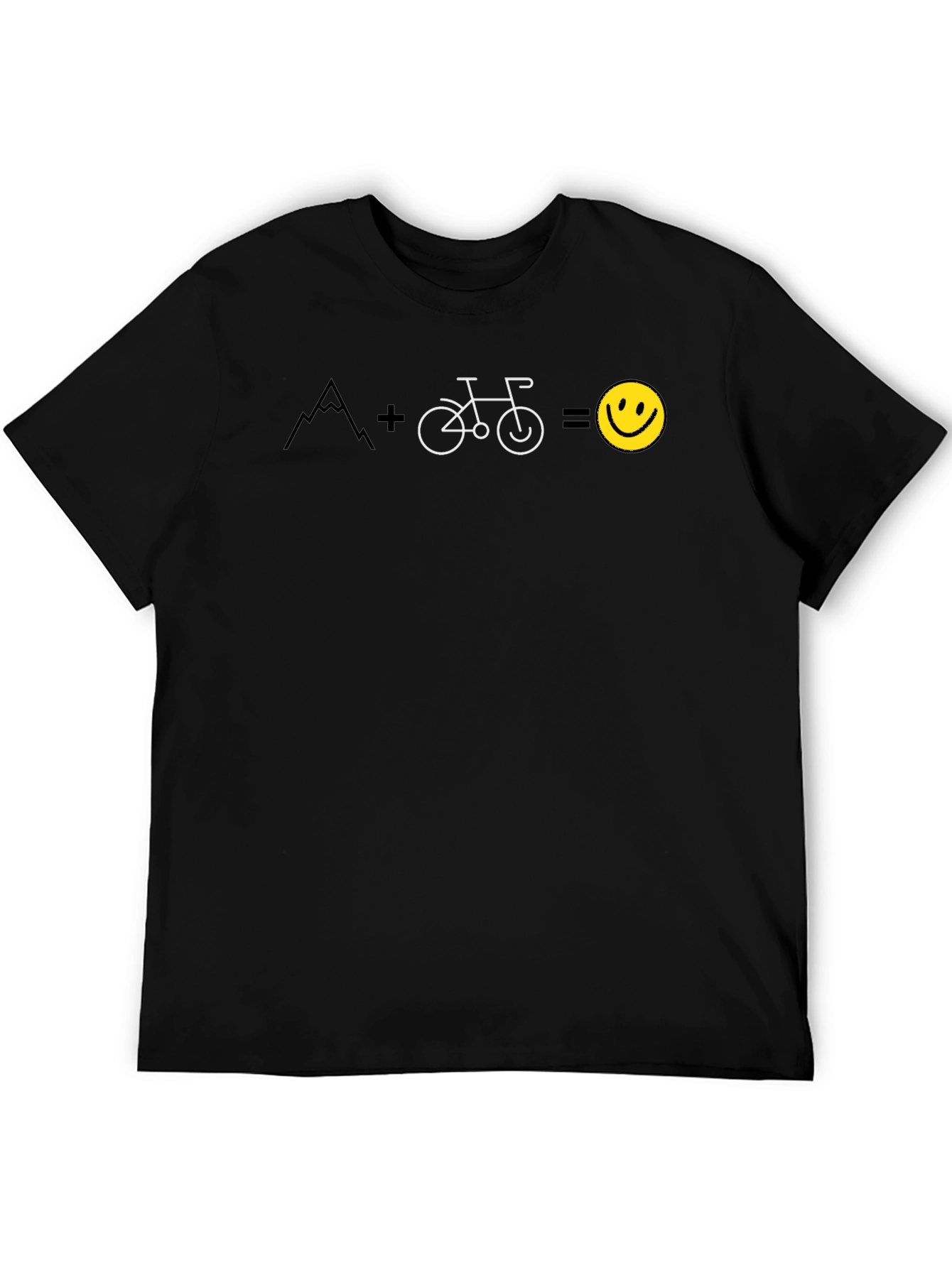Mountain Bike + Happy Face T-Shirt