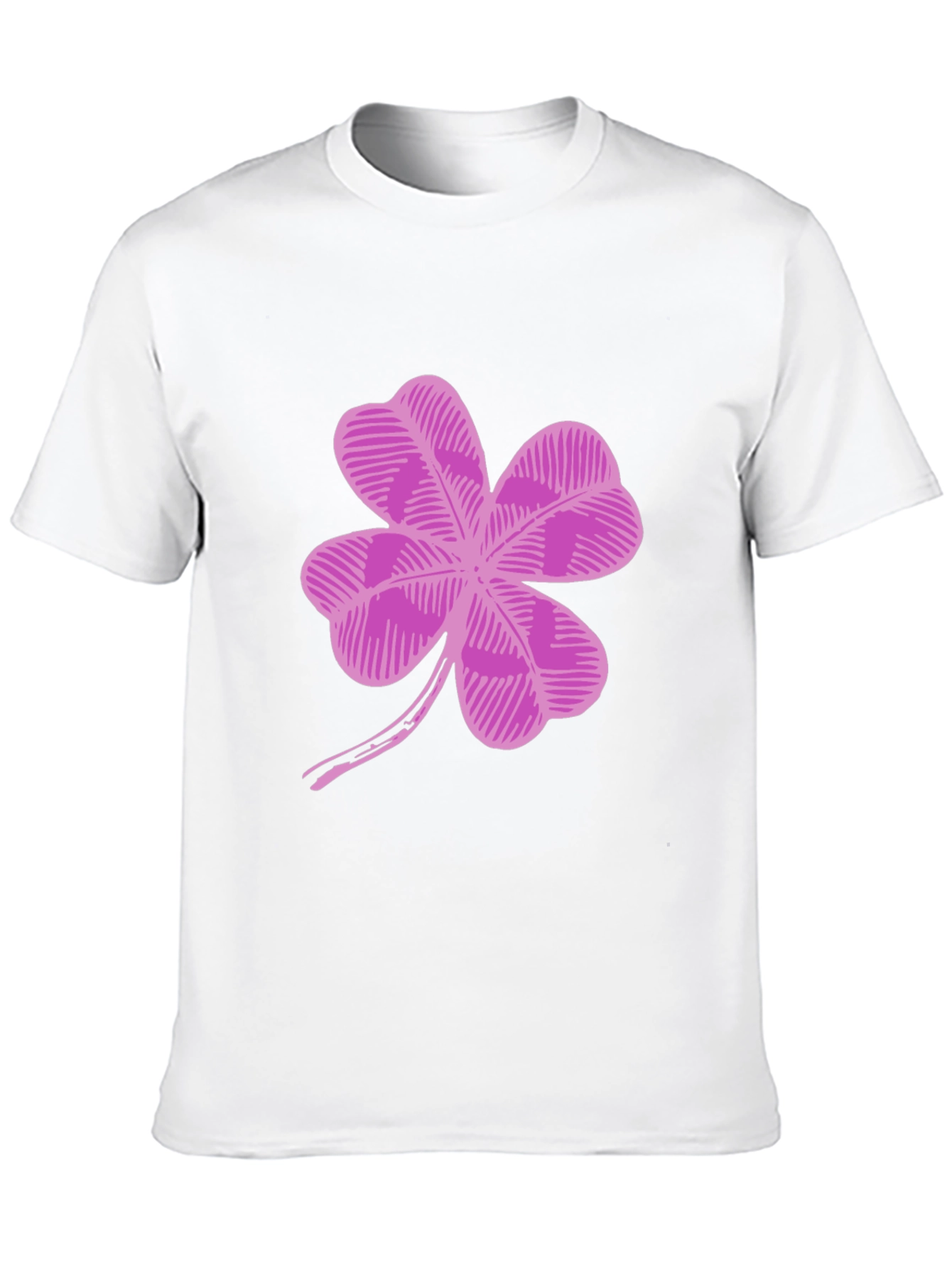 Lucky Four Leaf Clover Graphic T-Shirt