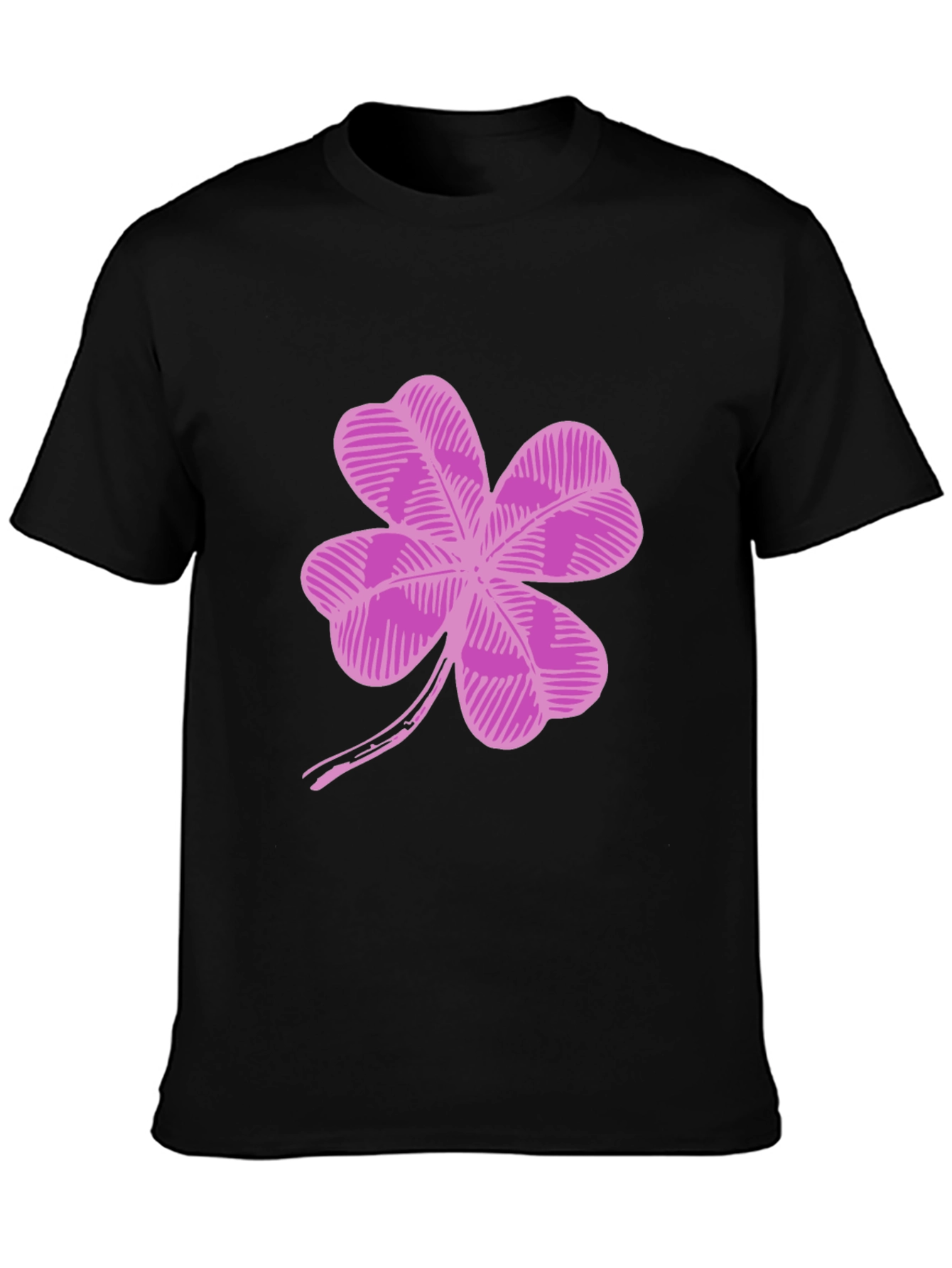 Lucky Four Leaf Clover Graphic T-Shirt