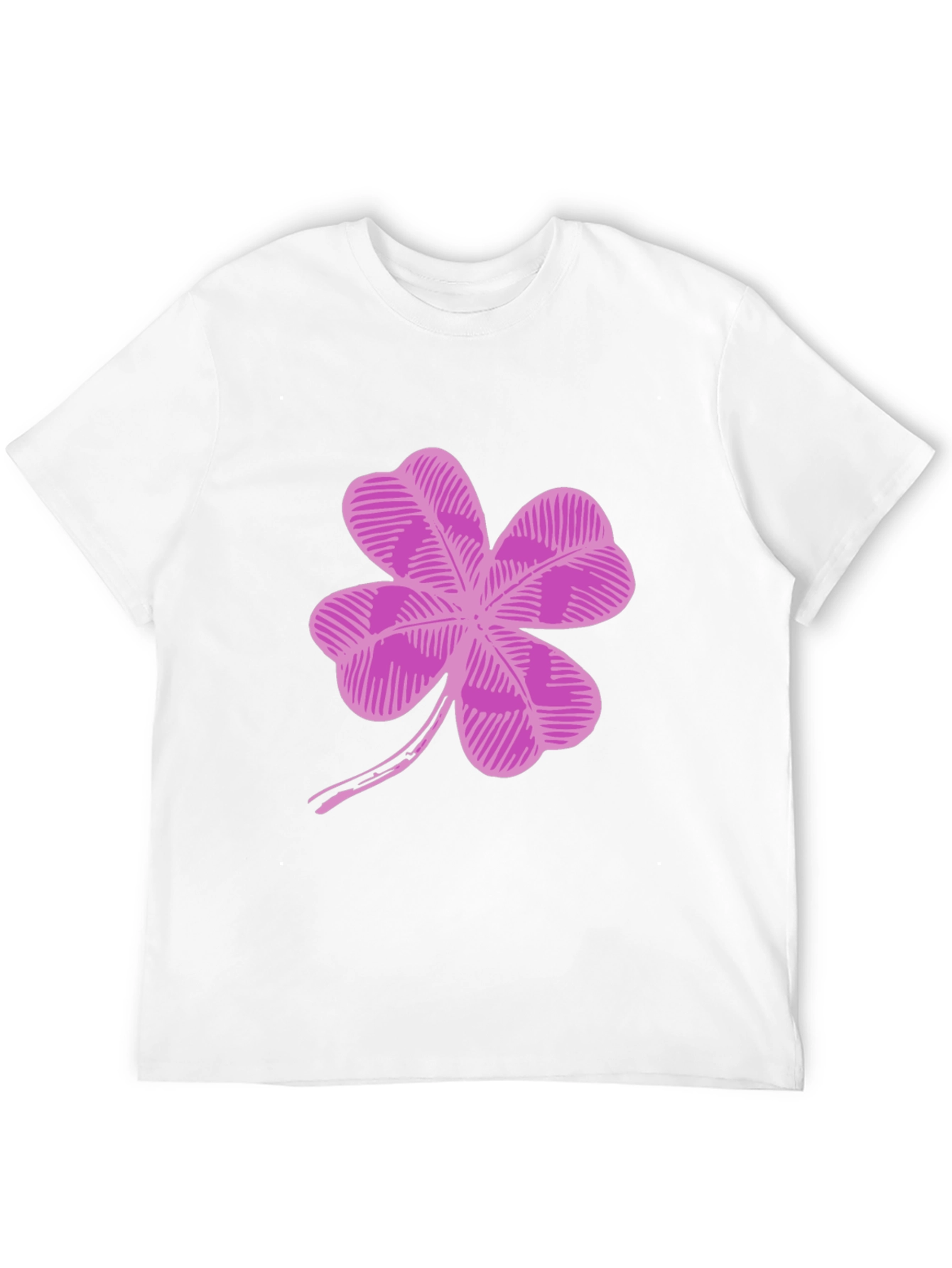 Lucky Four Leaf Clover Graphic T-Shirt