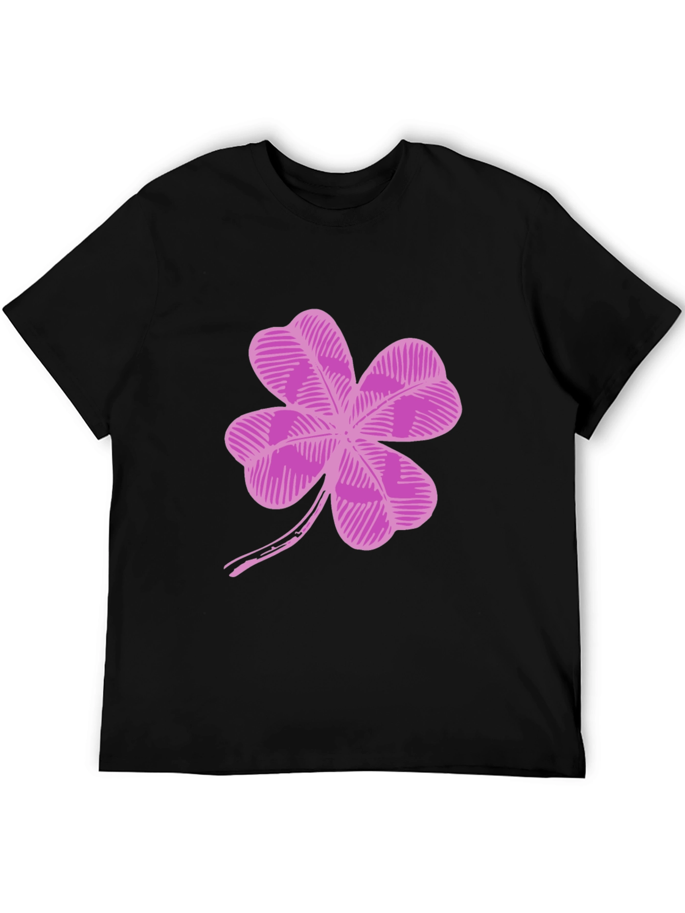 Lucky Four Leaf Clover Graphic T-Shirt