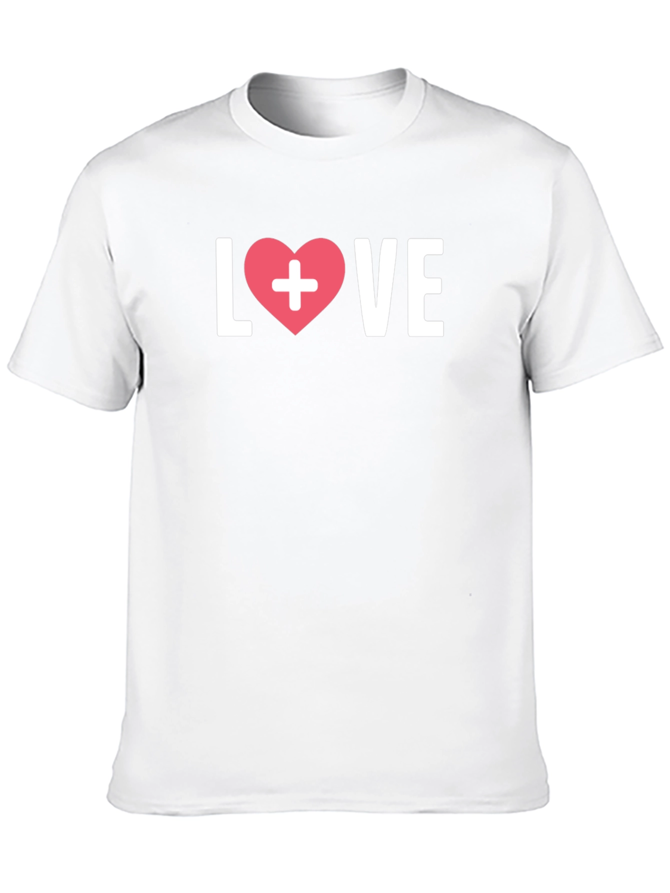 Love Heart Nurse T-Shirt - Caring is Sharing