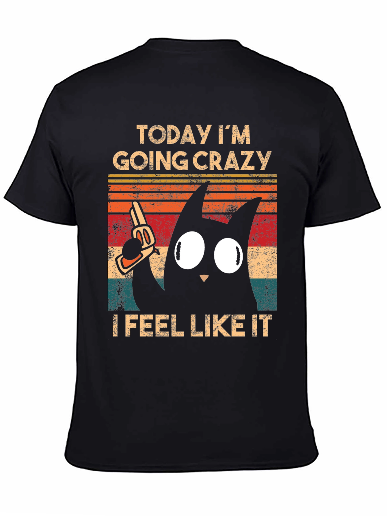 Crazy Cat Graphic Tee