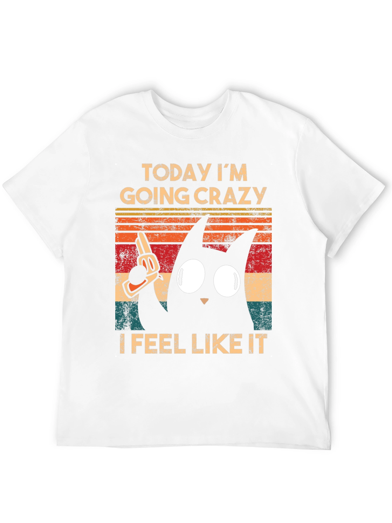 Crazy Cat Graphic Tee