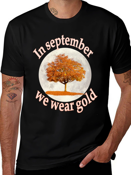 In September We Wear Gold Tree T-Shirt