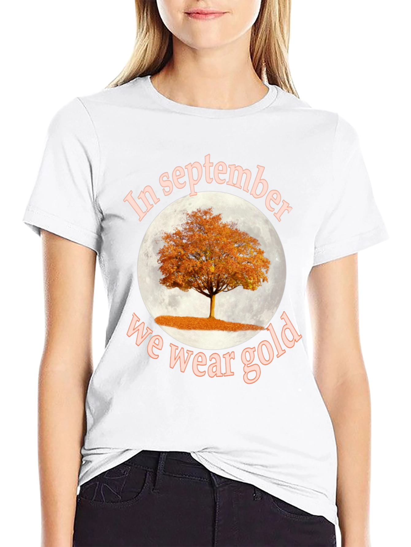 In September We Wear Gold Tree T-Shirt
