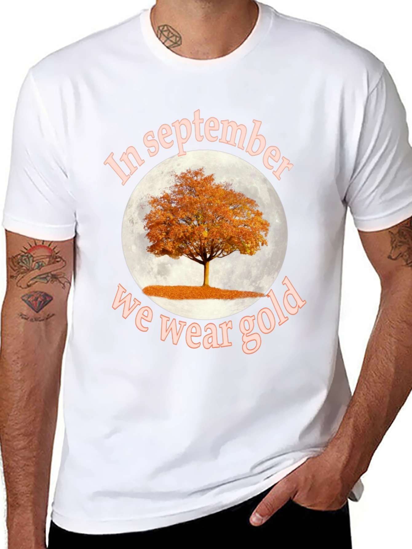 In September We Wear Gold Tree T-Shirt
