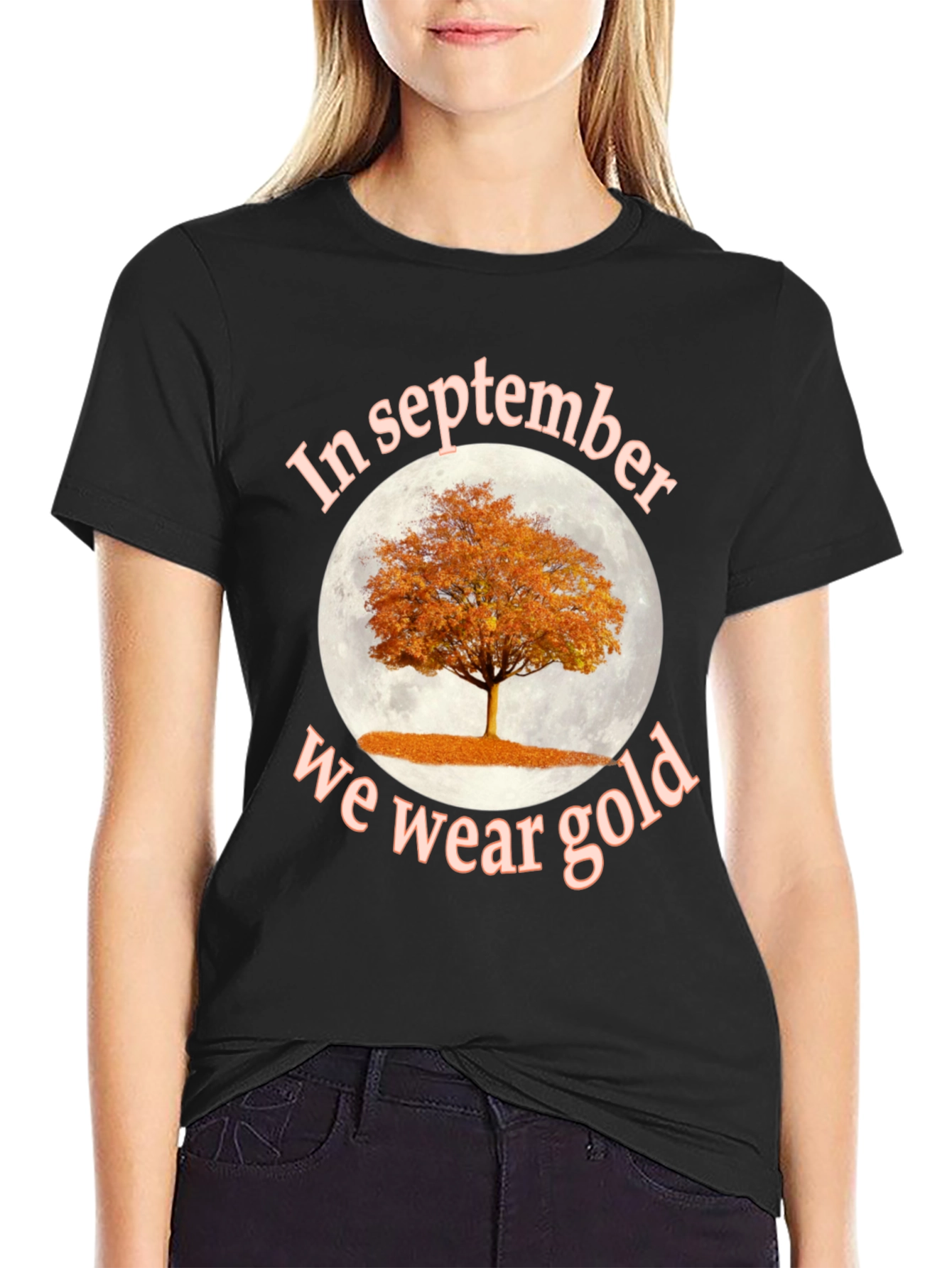 In September We Wear Gold Tree T-Shirt