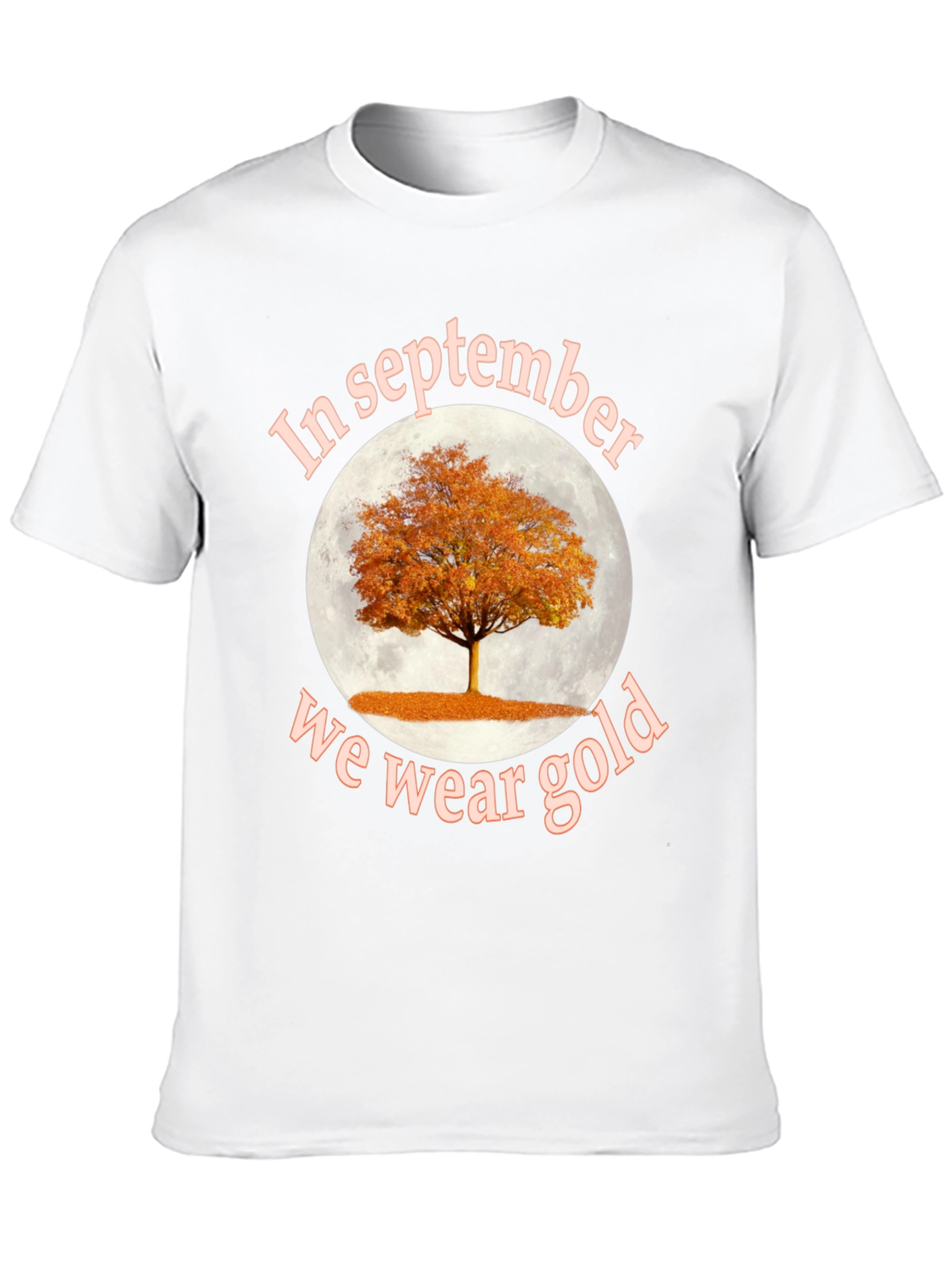 In September We Wear Gold Tree T-Shirt