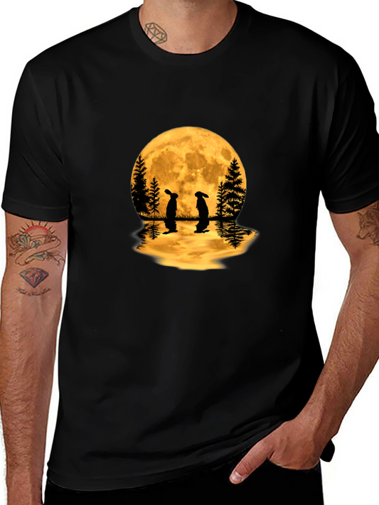 Moonlit Rabbits Graphic Tee