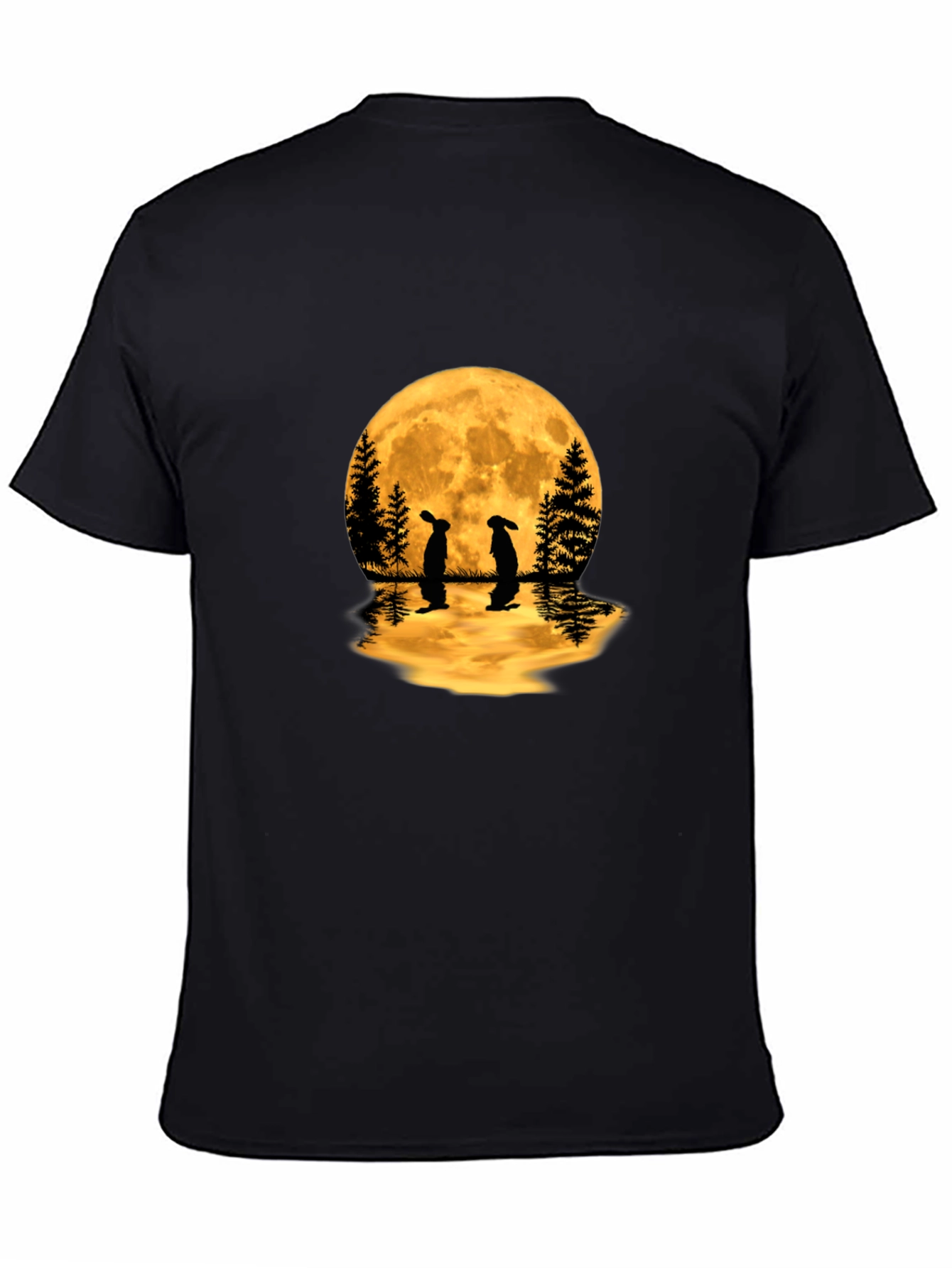 Moonlit Rabbits Graphic Tee