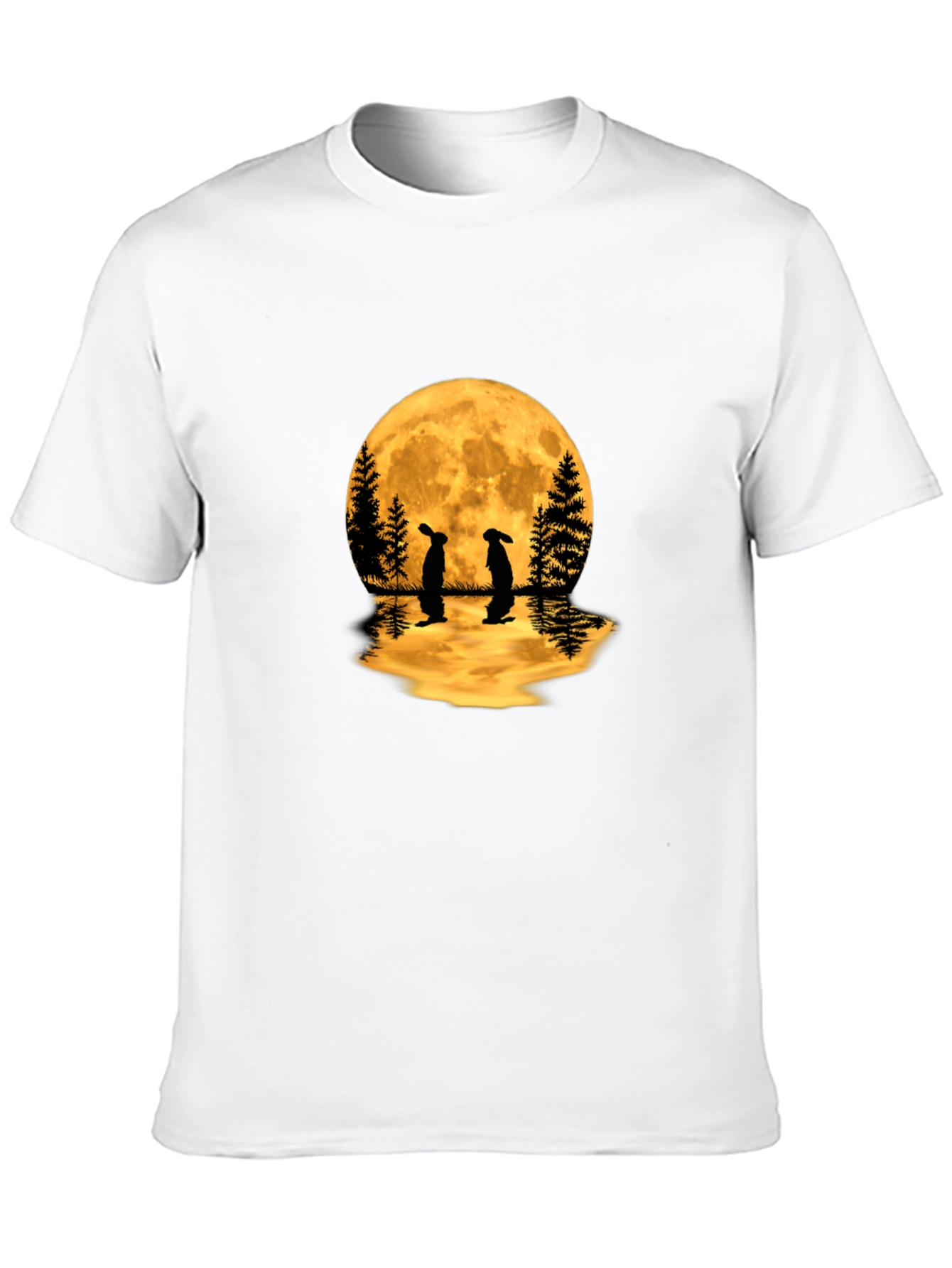 Moonlit Rabbits Graphic Tee