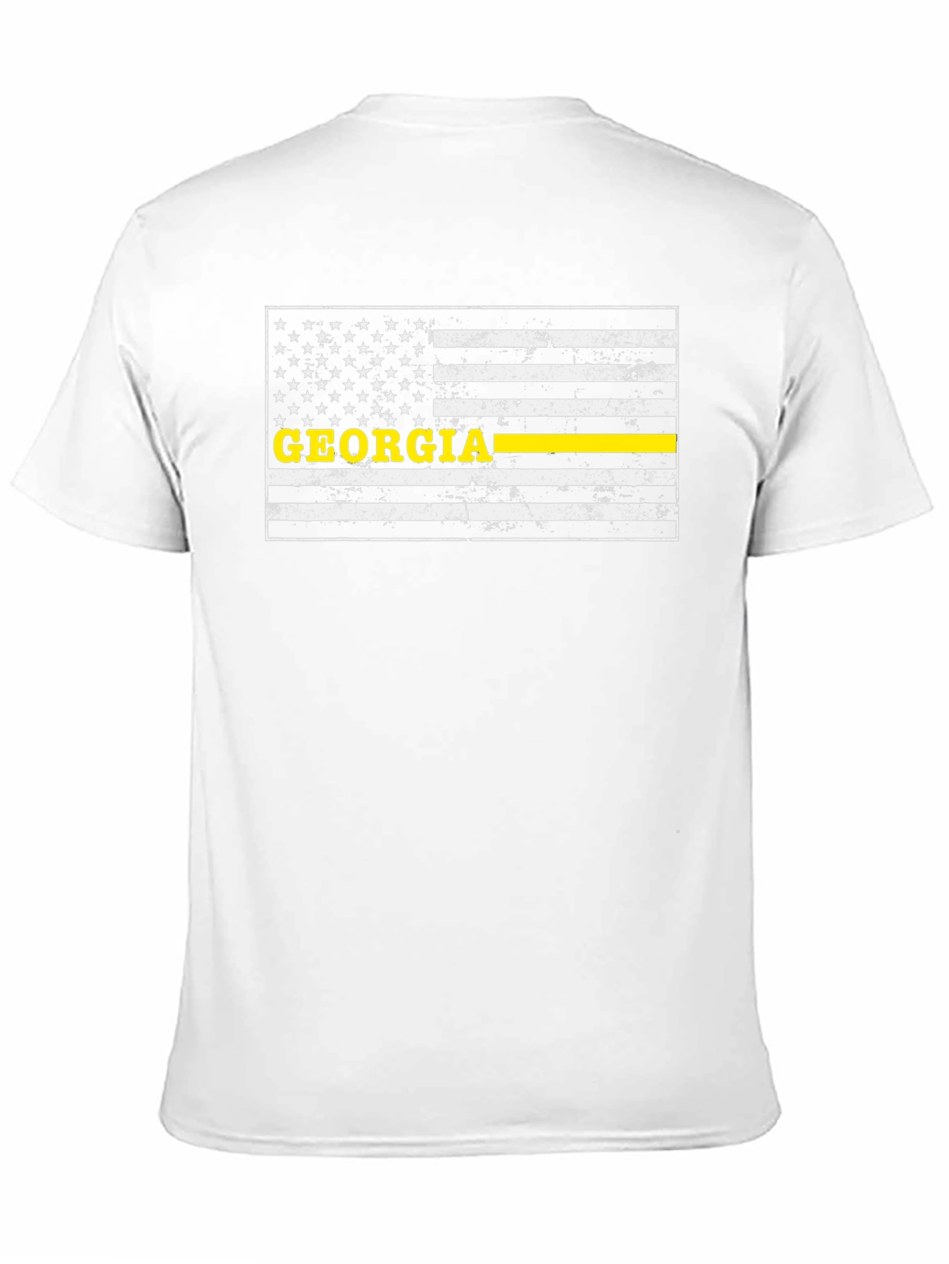 Georgia Thin Yellow Line Flag T-Shirt