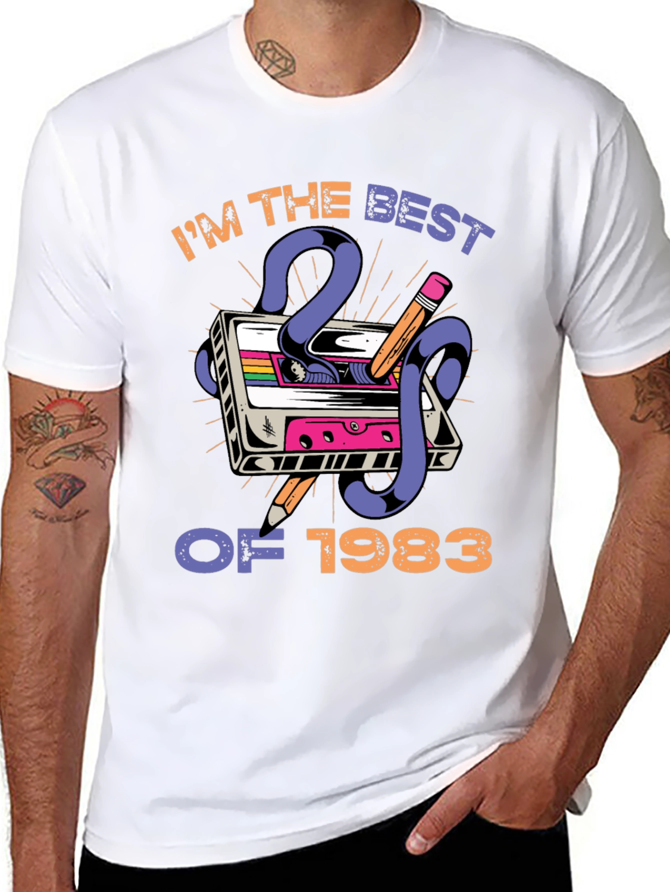 Retro 1983 Cassette Tape Graphic Tee