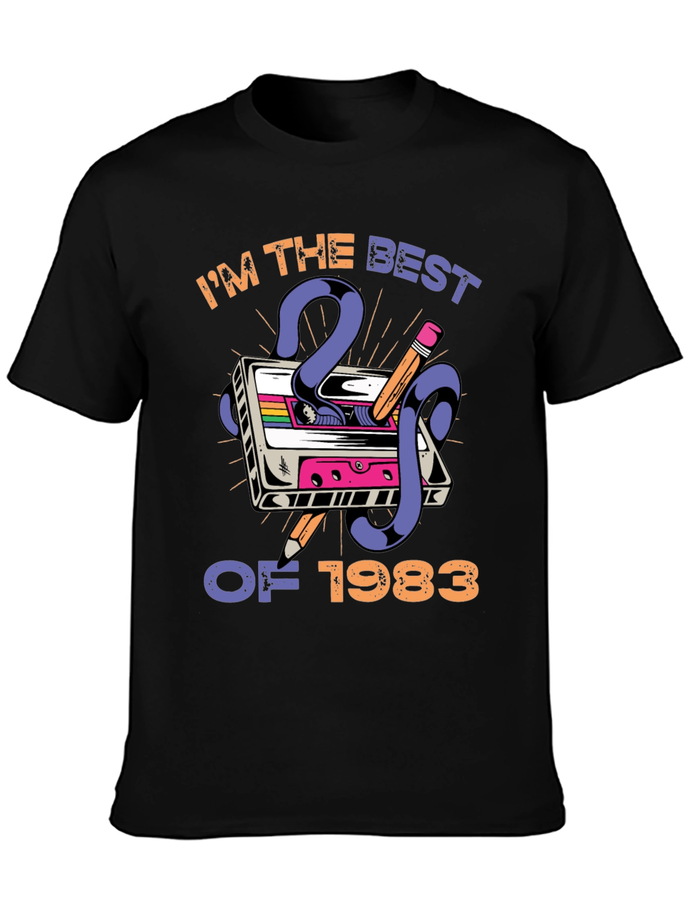 Retro 1983 Cassette Tape Graphic Tee
