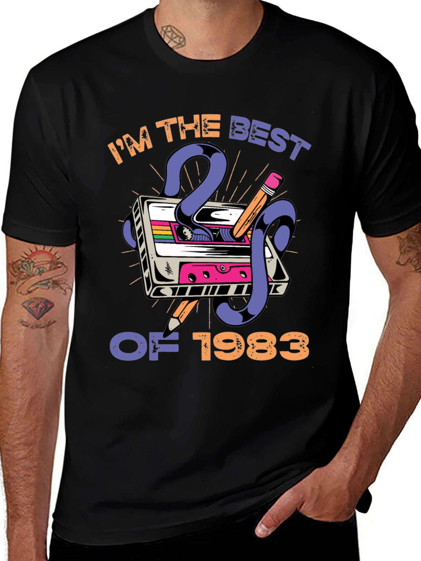 Retro 1983 Cassette Tape Graphic Tee
