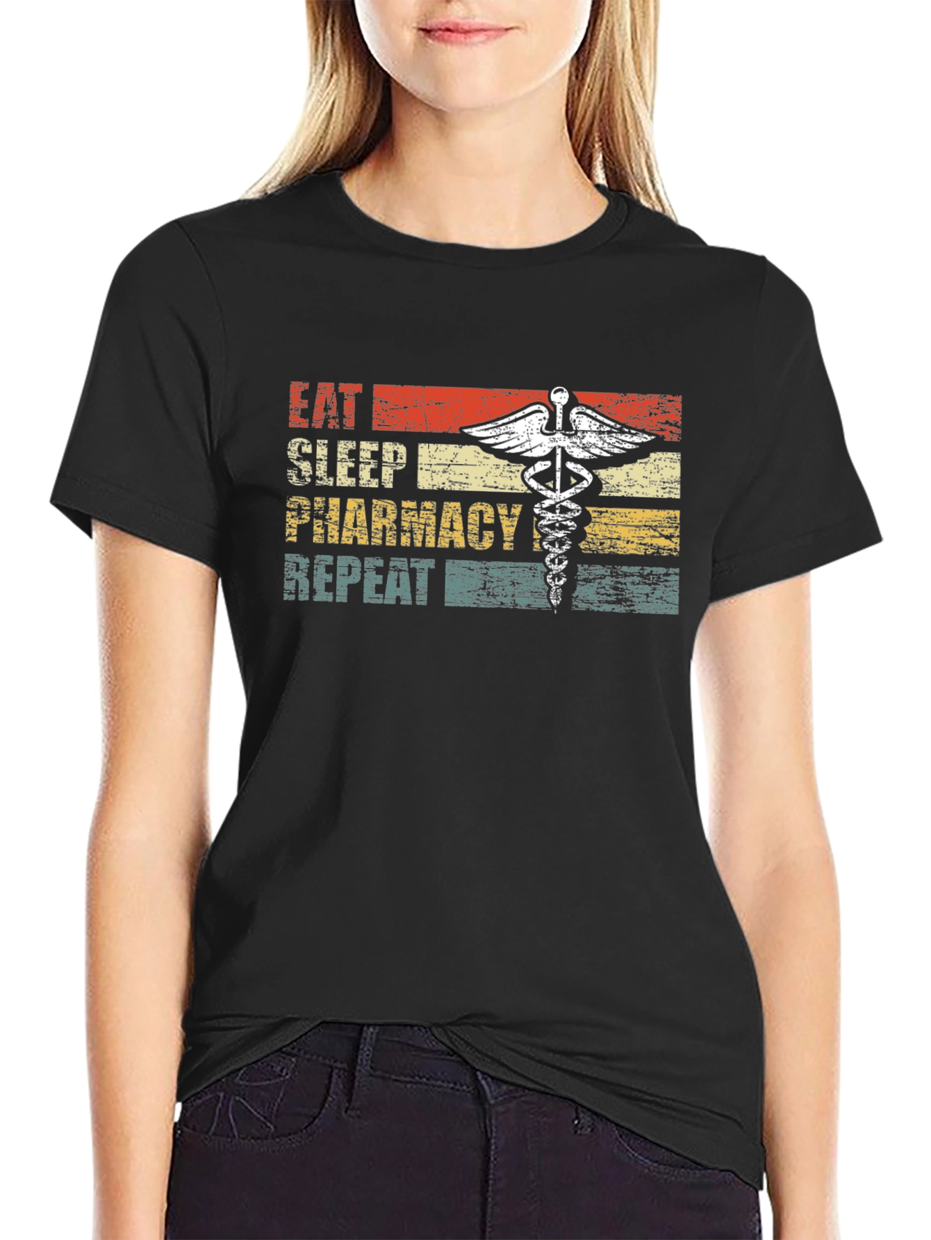 Eat Sleep Pharmacy Repeat T-Shirt