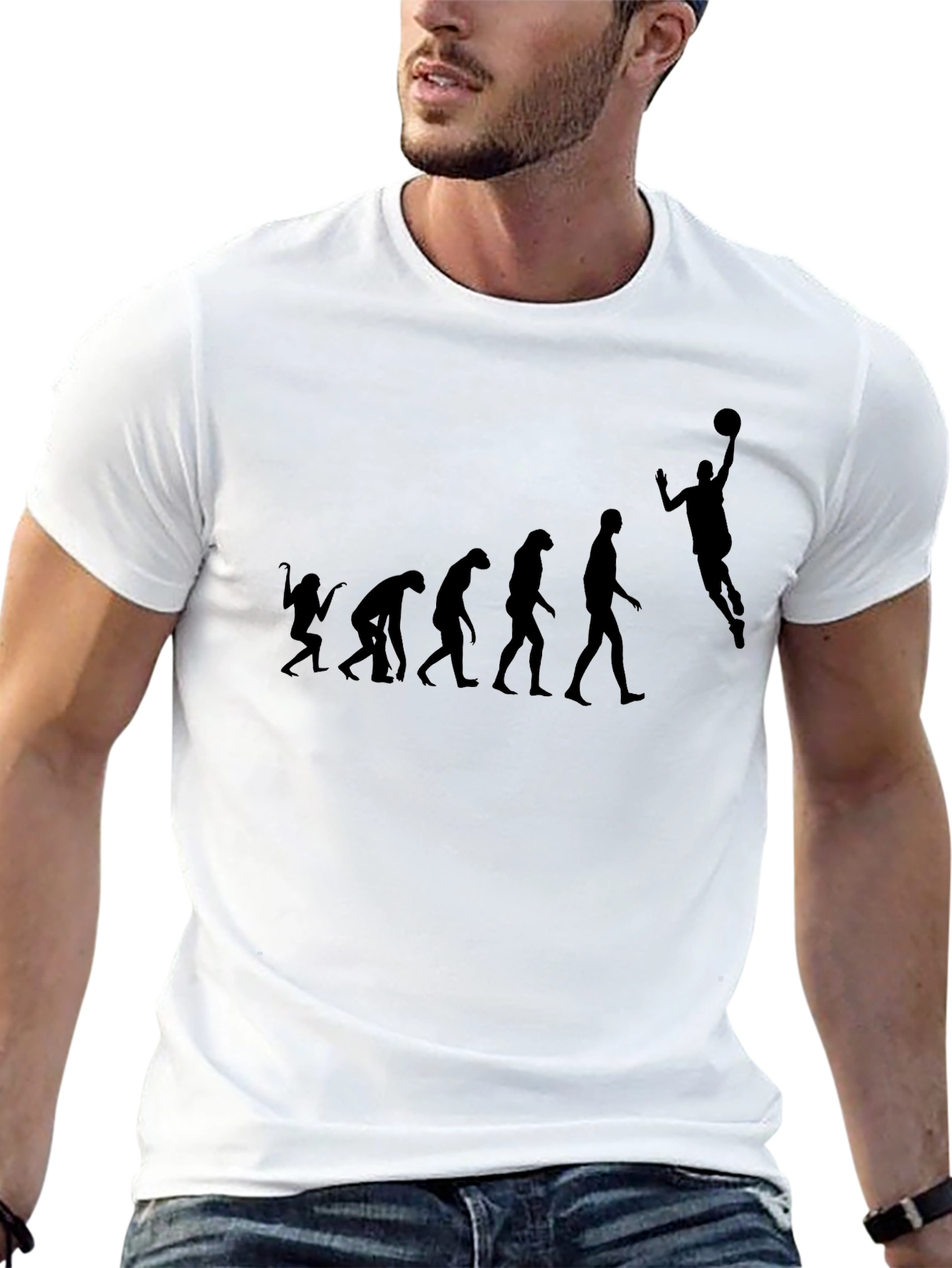 Evolution of Basketball T-Shirt
