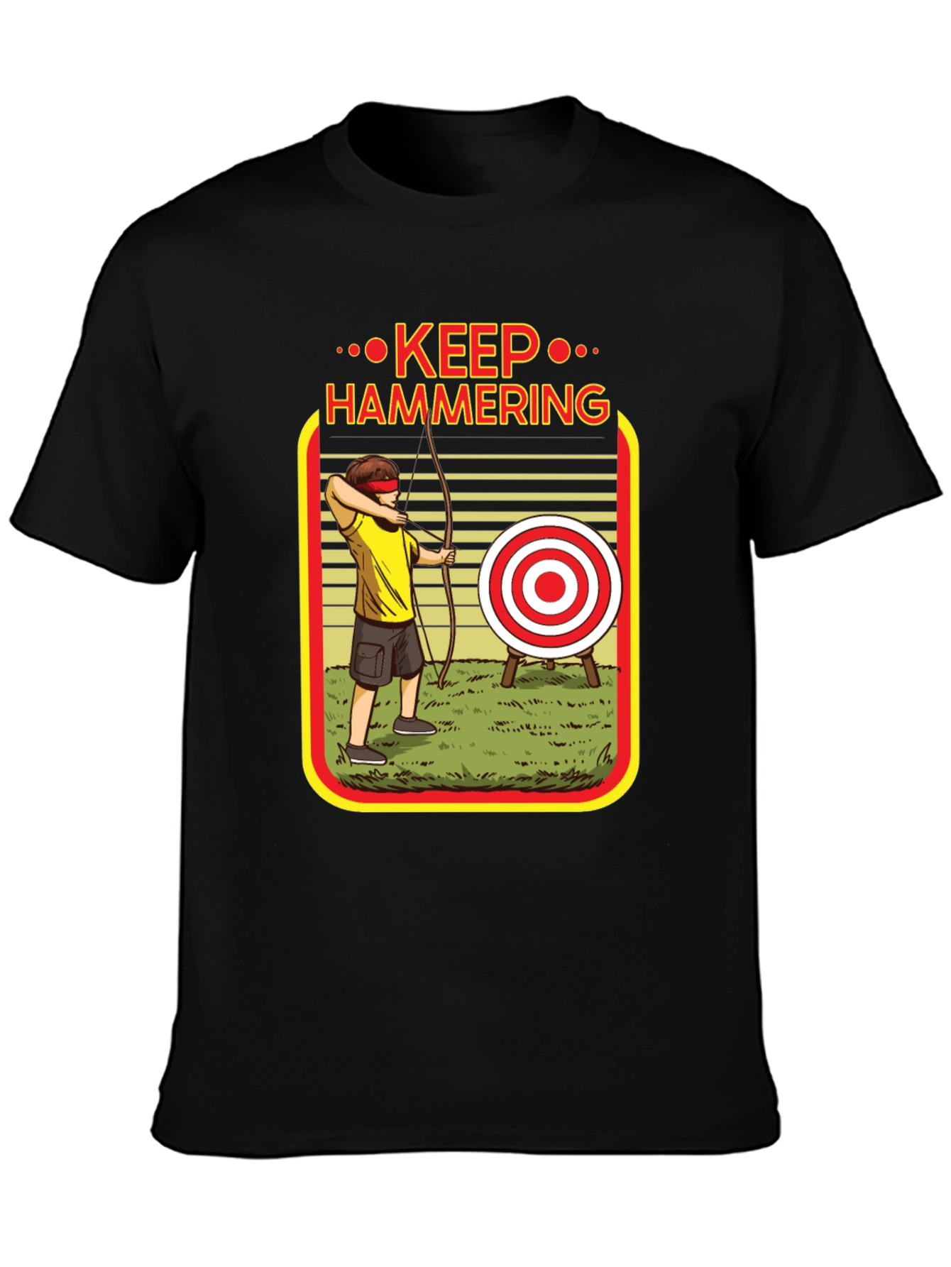 Keep Hammering Archer Graphic Tee