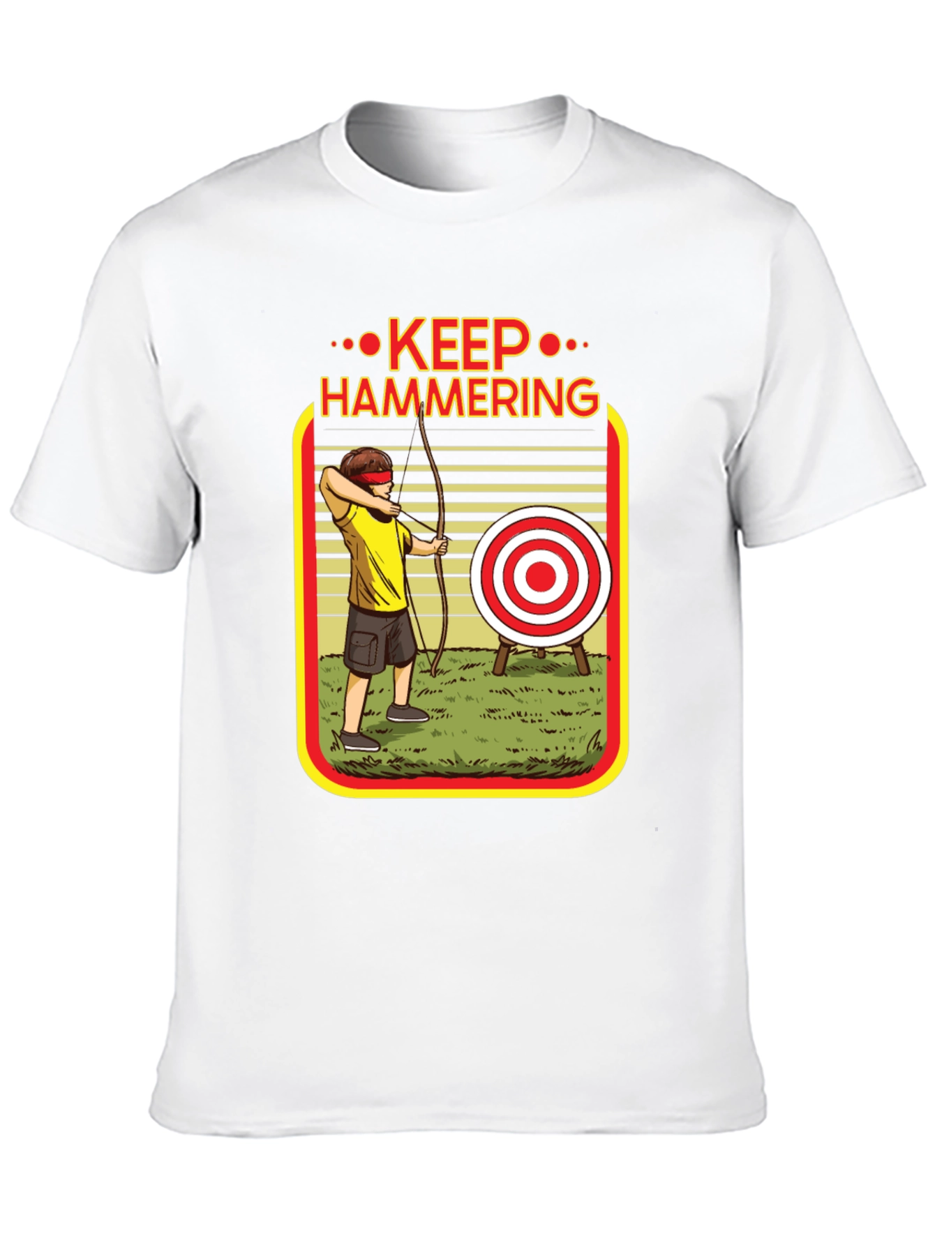 Keep Hammering Archer Graphic Tee