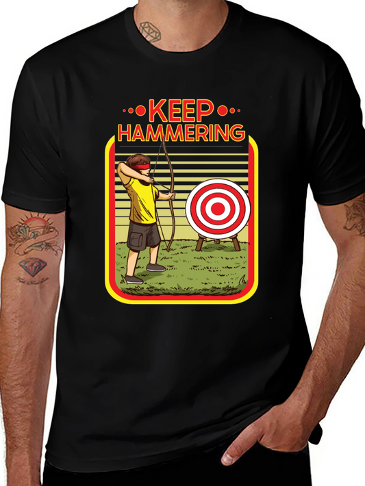 Keep Hammering Archer Graphic Tee