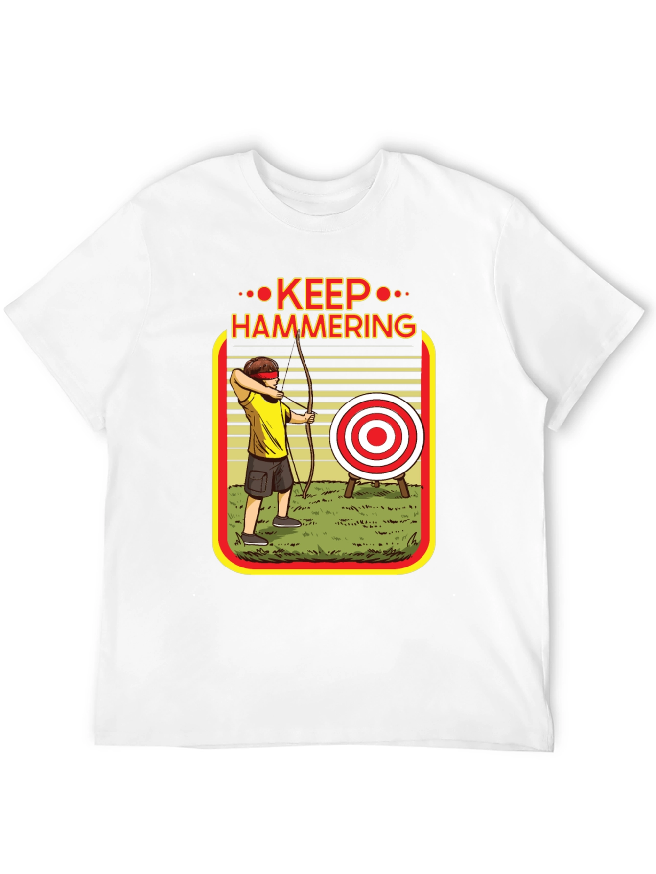 Keep Hammering Archer Graphic Tee