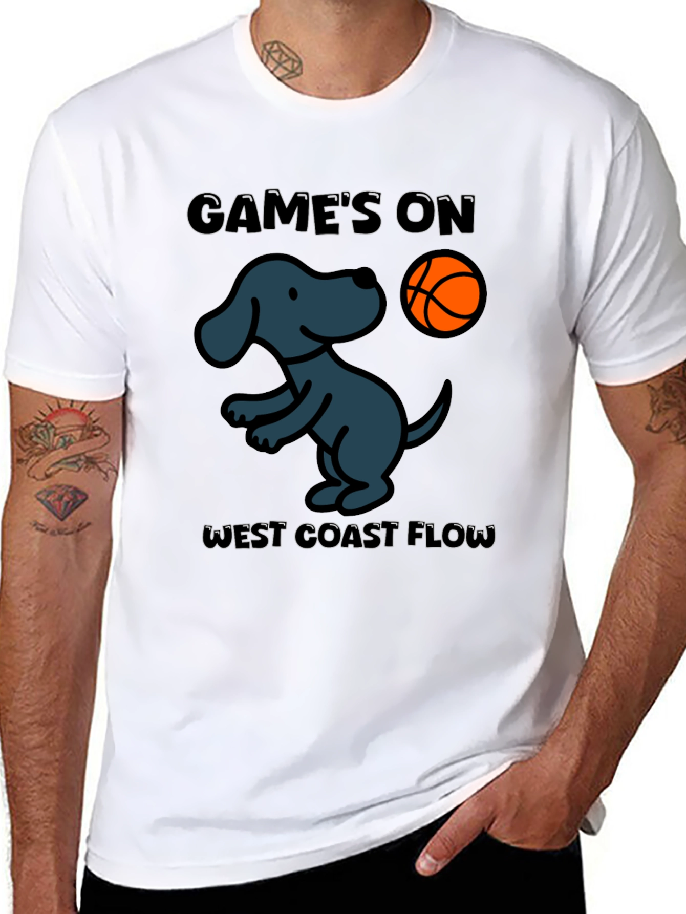 Games On West Coast Flow T-Shirt
