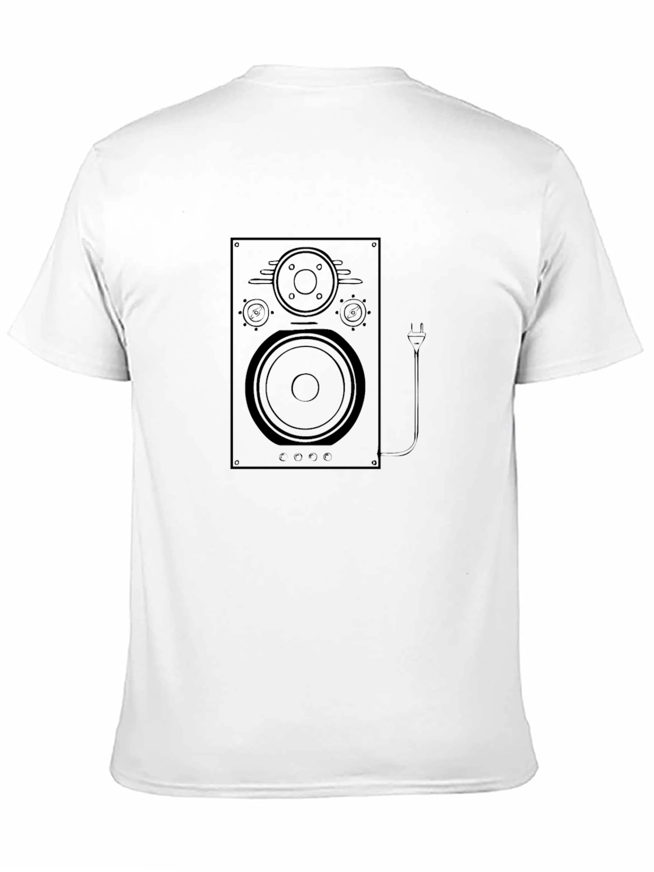 Speaker Graphic Black T-Shirt