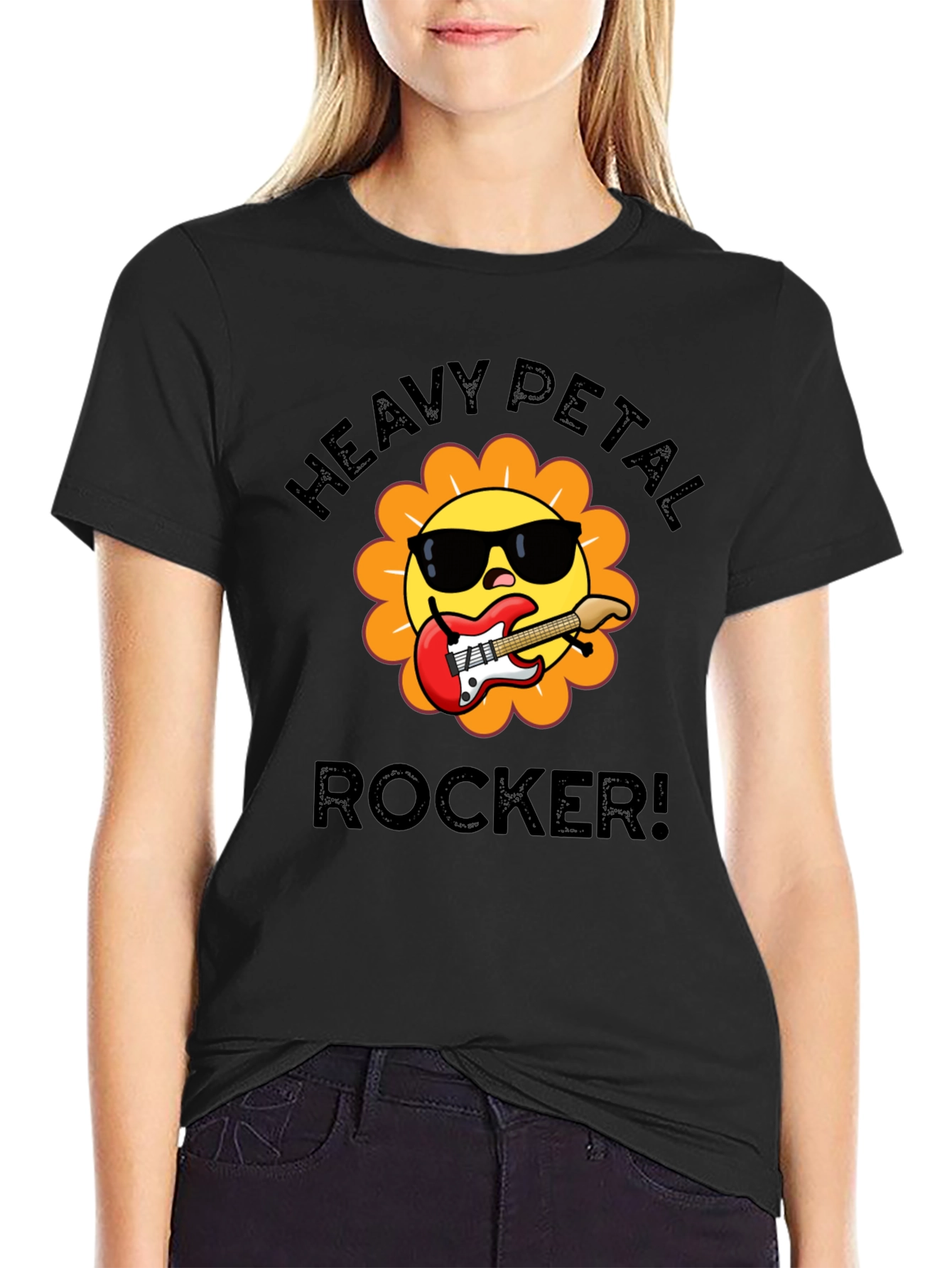Heavy Petal Rocker Graphic T-Shirt