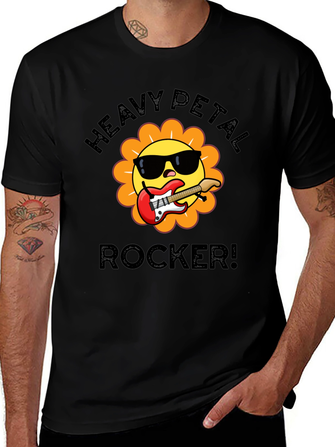 Heavy Petal Rocker Graphic T-Shirt