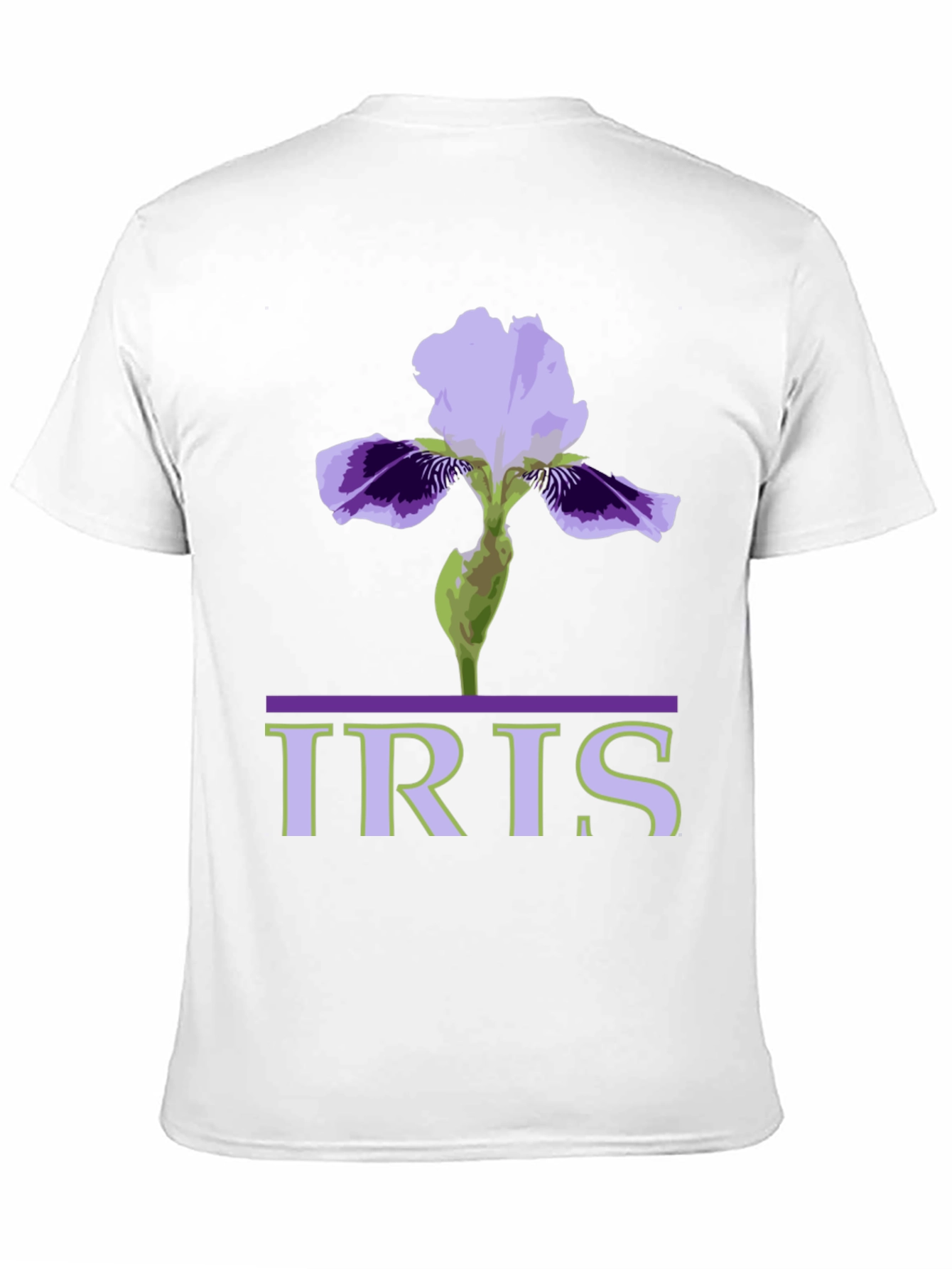 Iris Flower Graphic T-Shirt