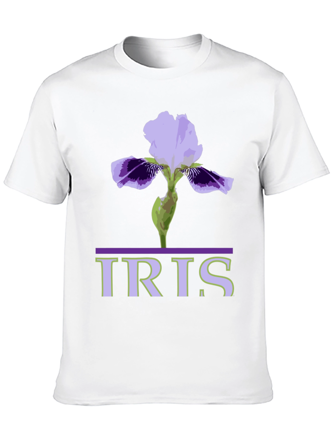 Iris Flower Graphic T-Shirt