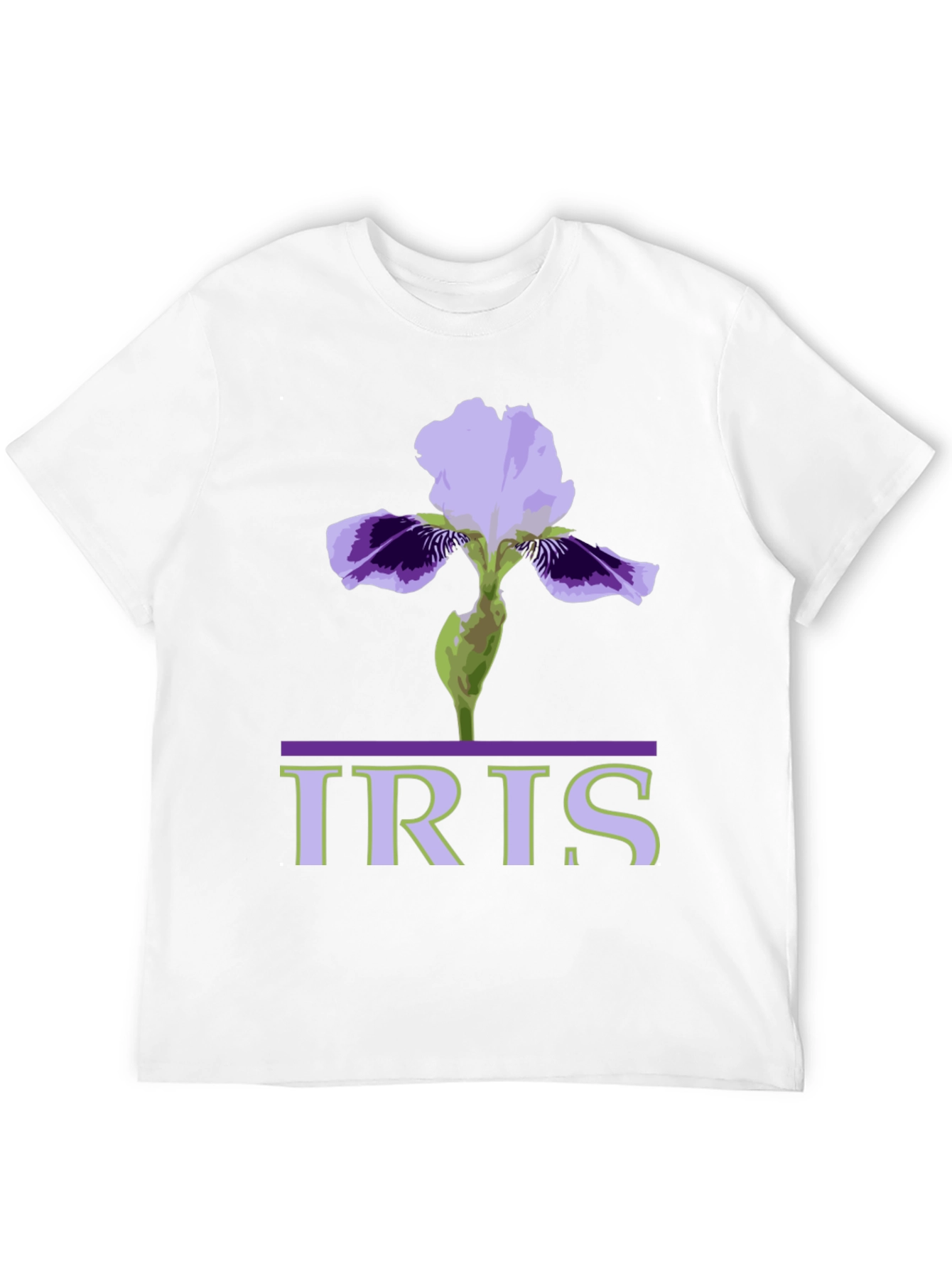 Iris Flower Graphic T-Shirt