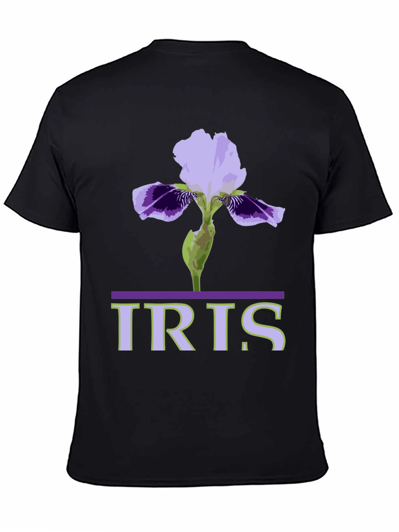 Iris Flower Graphic T-Shirt