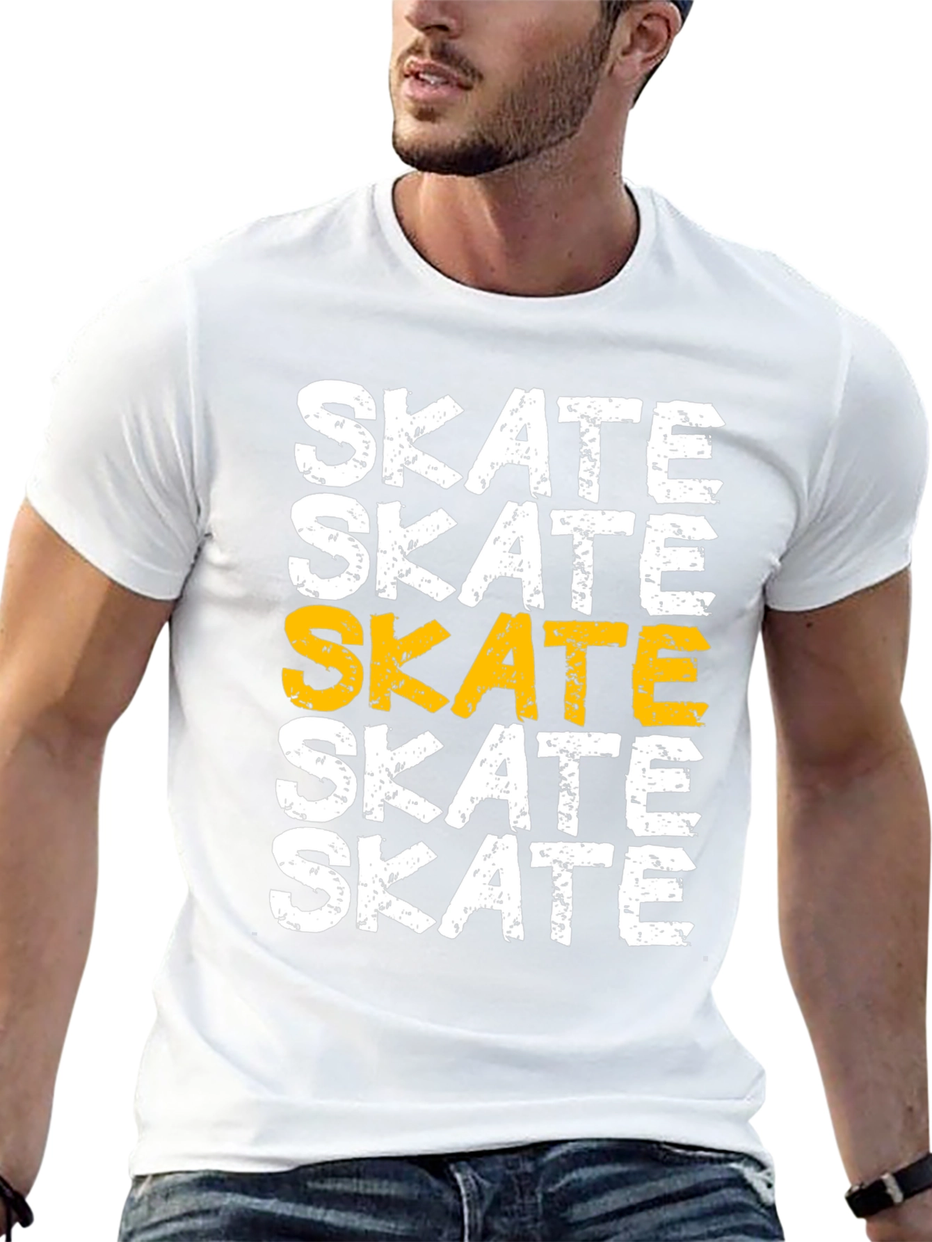 Skate Graphic T-Shirt - Cool Casual Tee