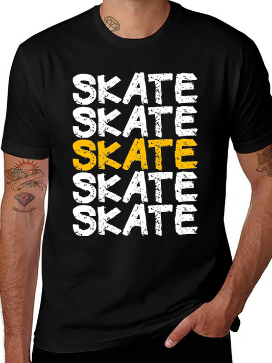 Skate Graphic T-Shirt - Cool Casual Tee