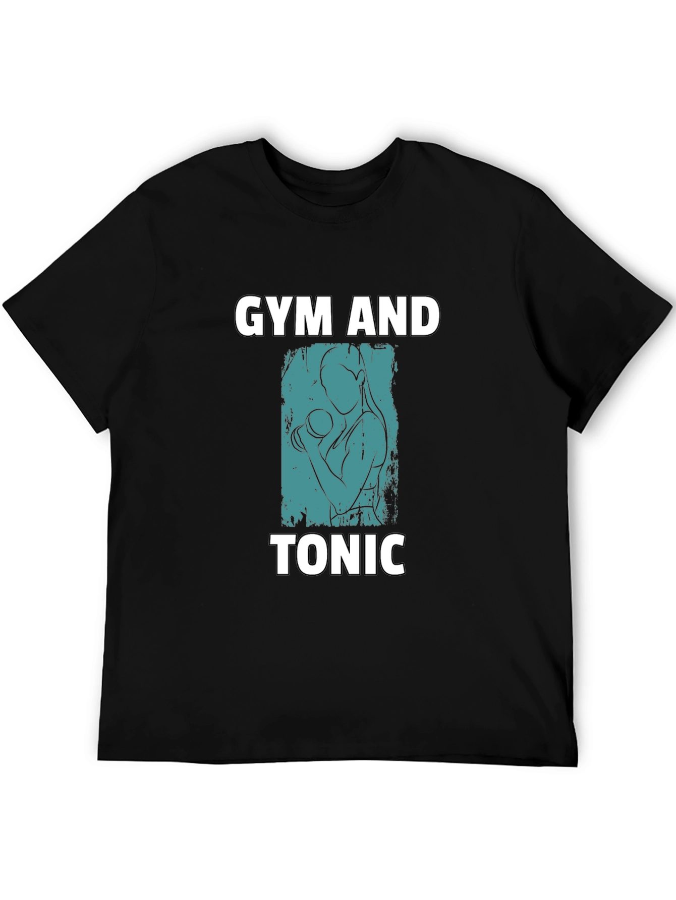 Gym and Tonic Black Graphic Tee